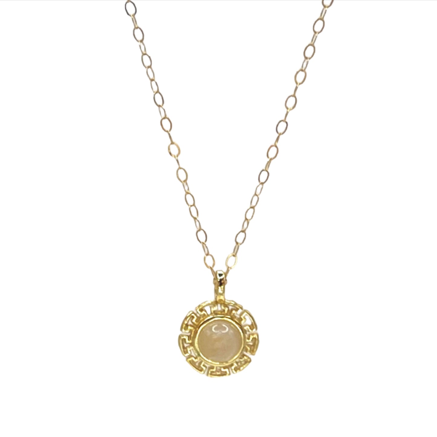 White Moonstone Necklace
